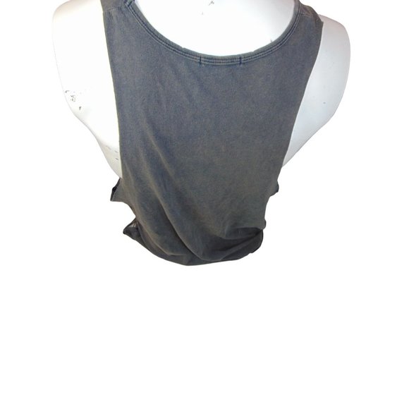 Forever 21*ACDC For Those About to Rock UK Tour 1982*Tank Top*  L Gray - Picture 3 of 8